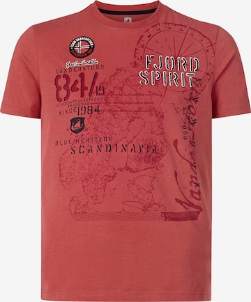 Jan Vanderstorm T-Shirt ' Dominik ' in Orange: Vorderseite