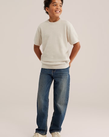 WE Fashion Пуловер в бежово