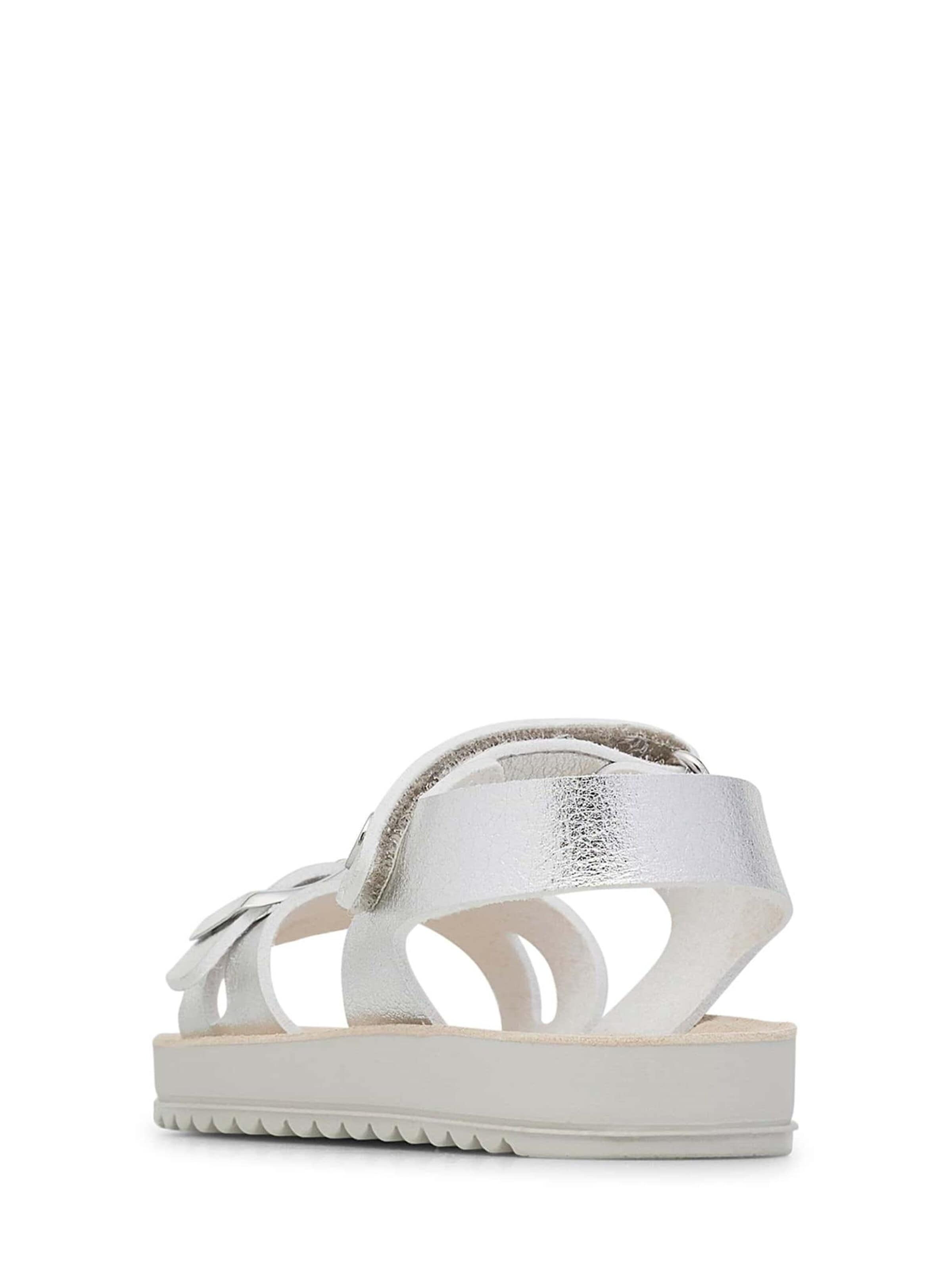 NATURINO Sandal 'KIMAMA' in Silver