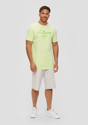 T-Shirt s.Oliver Red Label Big & Tall en vert
