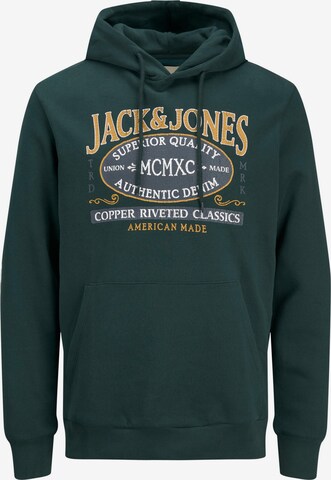 Sweat-shirt 'New Denim' JACK & JONES en vert : devant