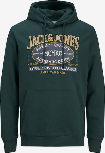 JACK & JONES Collegepaita 'New Denim' koossa L värissä keltainen / harmaa / tummanvihreä / valkoinen, Tuotenäkymä