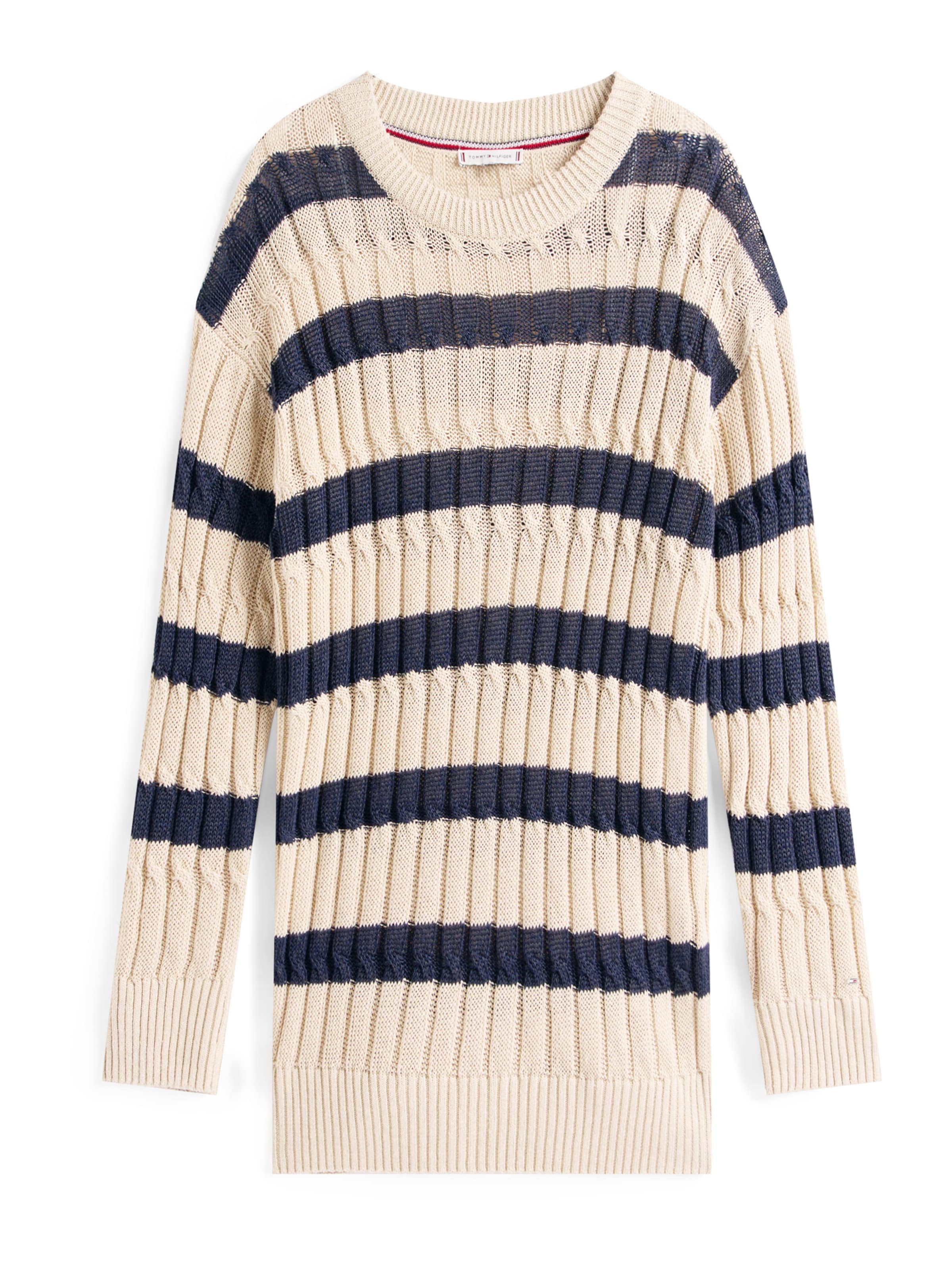 TOMMY HILFIGER Pulóver - bézs: elől