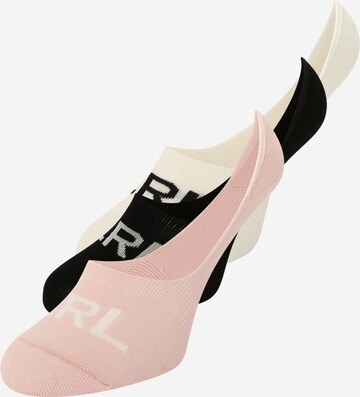 Lauren Ralph Lauren - Calcetines invisibles en rosa: frente