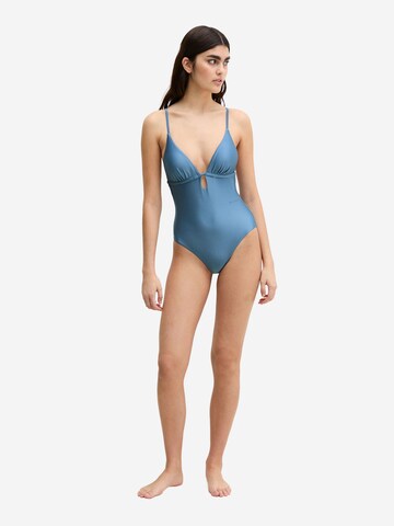 Triangle Maillot de bain ' Shiny ' Marc O'Polo en bleu : devant