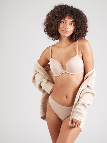 Calvin Klein Underwear String in Beige