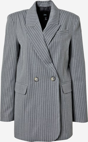 River Island Blazer in Grey: front