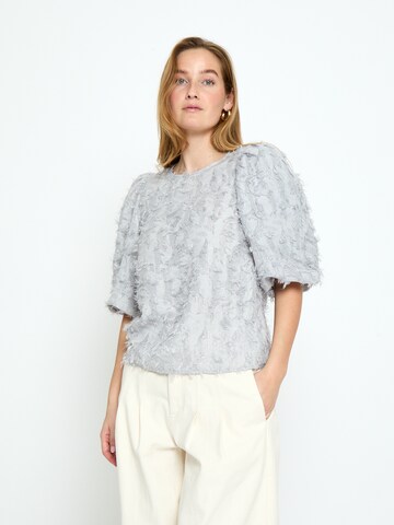 Top 'Tyrell' di Peppercorn in blu: frontale