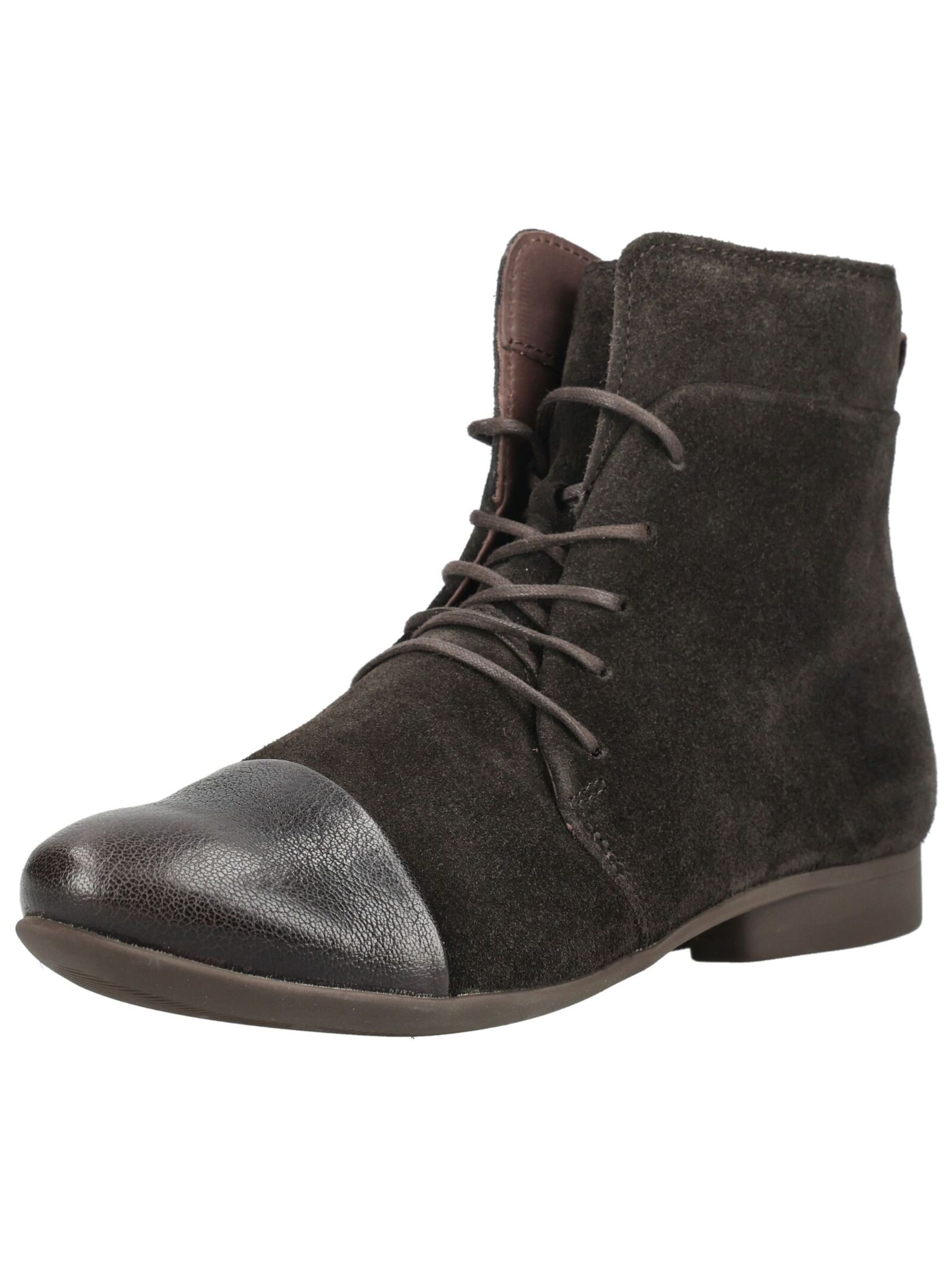 Bottines à lacets THINK! en marron : devant