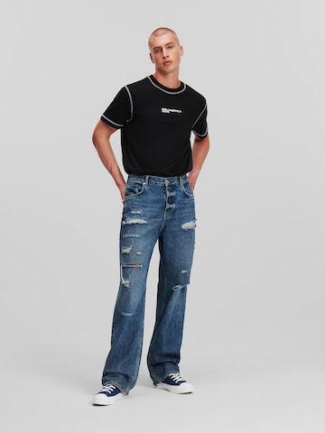 KARL LAGERFELD JEANS Loosefit Jeans in Blauw