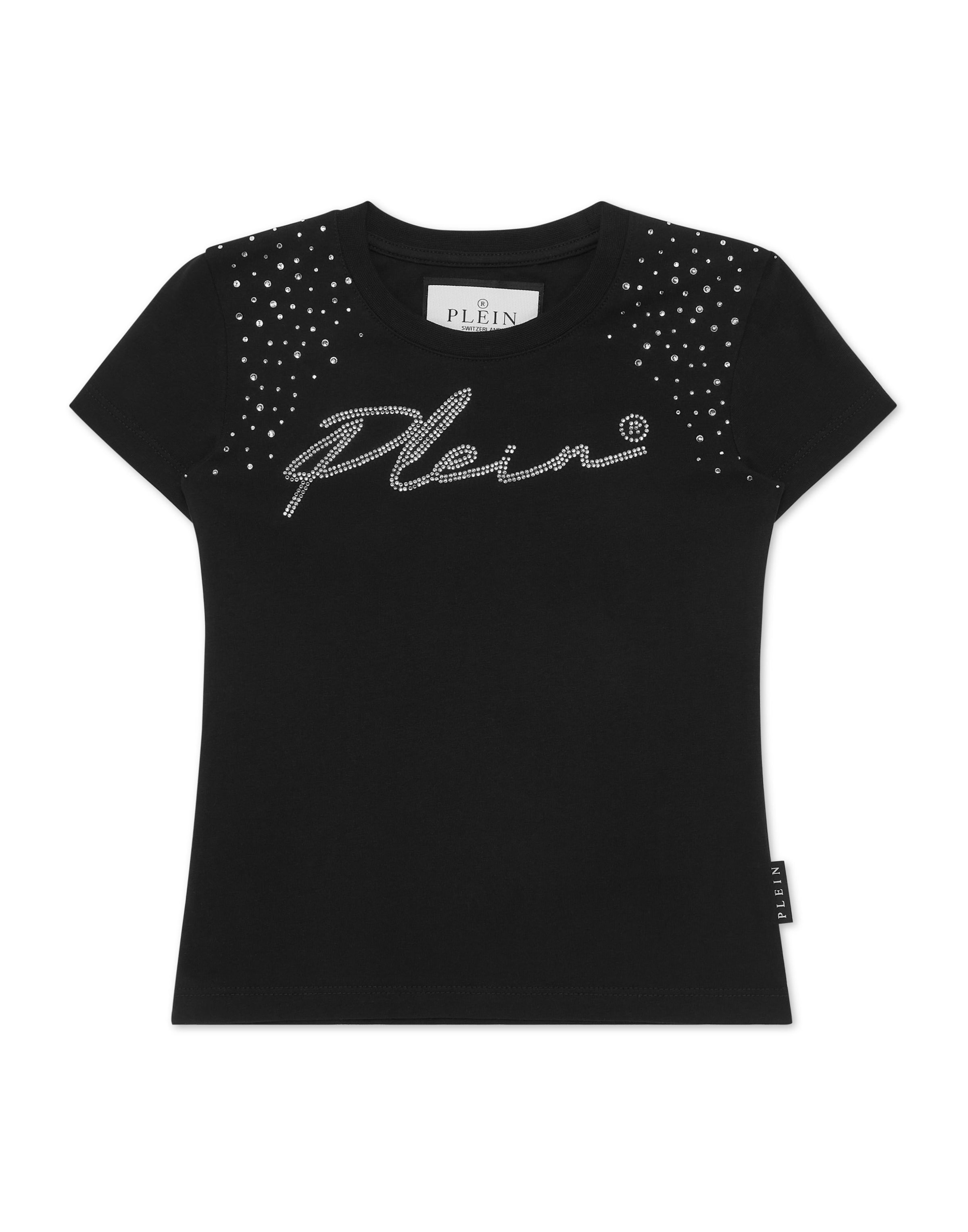 Philipp Plein - Camiseta en negro: frente