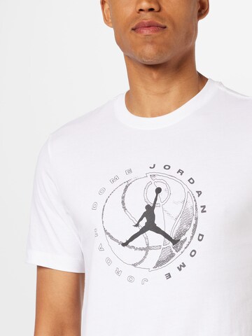 Jordan Функционална тениска в бяло