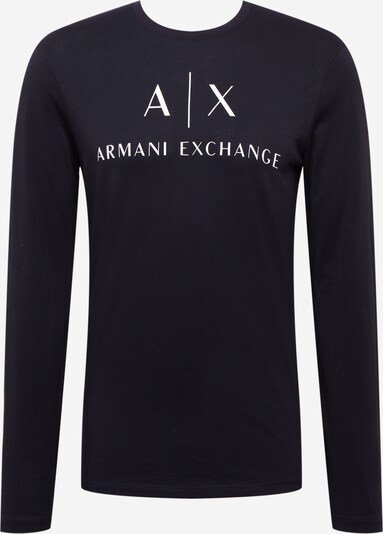 ARMANI EXCHANGE Majica u mornarsko plava / bijela, Pregled proizvoda