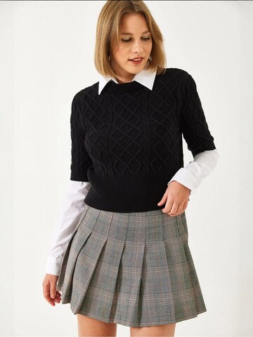 Bianco Lucci Sweater 'Pullover' in Black