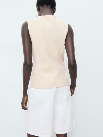 MANGO Weste 'GRETA' in Beige