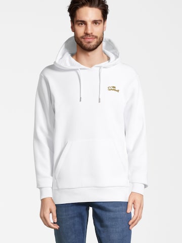 Course Sweater in White: front