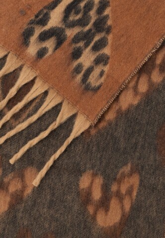 Zwillingsherz Scarf 'Herzen' in Beige
