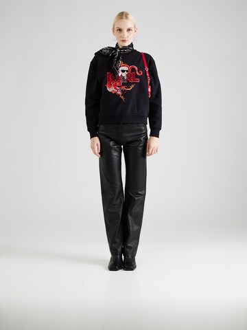 Karl Lagerfeld - Sweatshirt 'ikonik lny' em preto