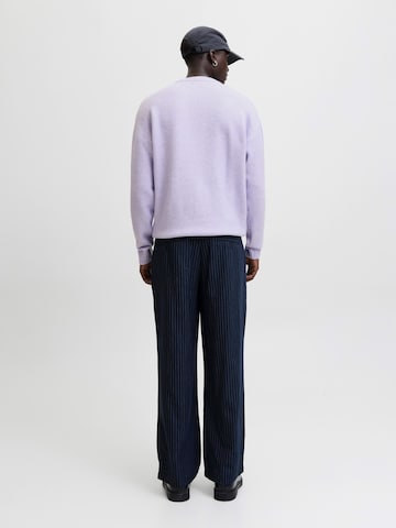 JACK & JONES Svetr 'JJESoho Ollie' – fialová