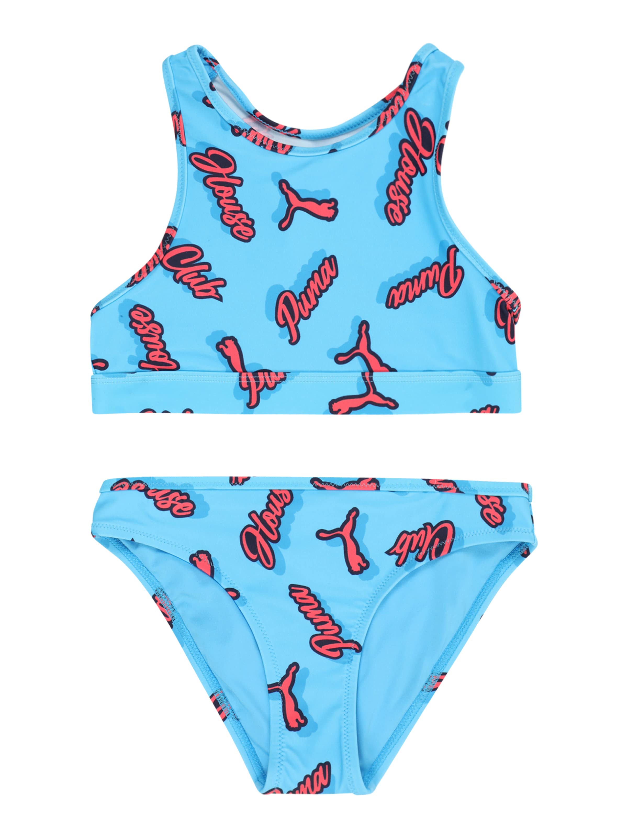 PUMA Bralette Bikini in Blue: front