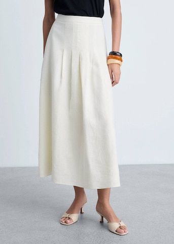 MANGO Skirt in White: front