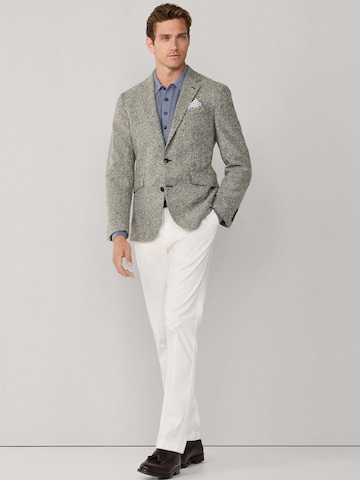 Coupe slim Pantalon chino Hackett London en blanc