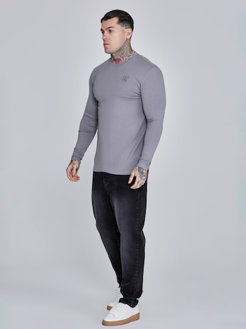 SikSilk Shirt 'Essentials' in Grau