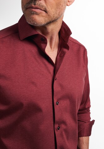 ETERNA Comfort fit Button Up Shirt in Red