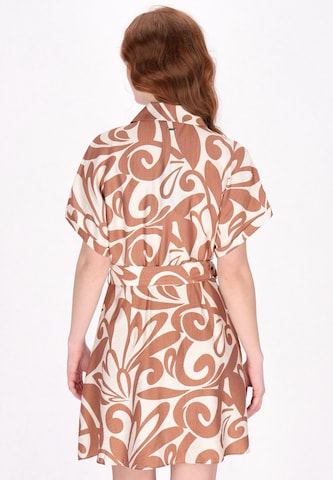 DreiMaster Klassik Kleid 'Fashion Look' in Beige