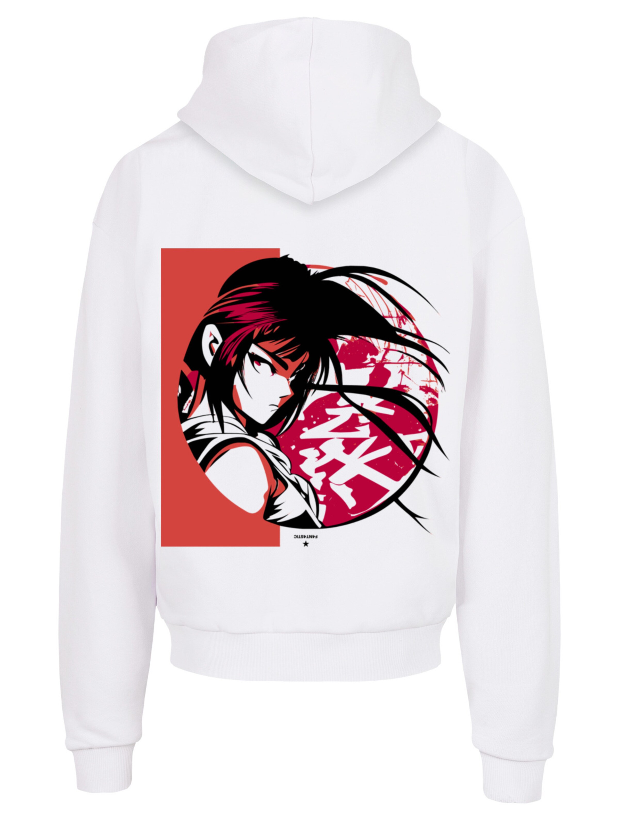 F4NT4STIC Sweatshirt 'Manga Girl Japan' in White
