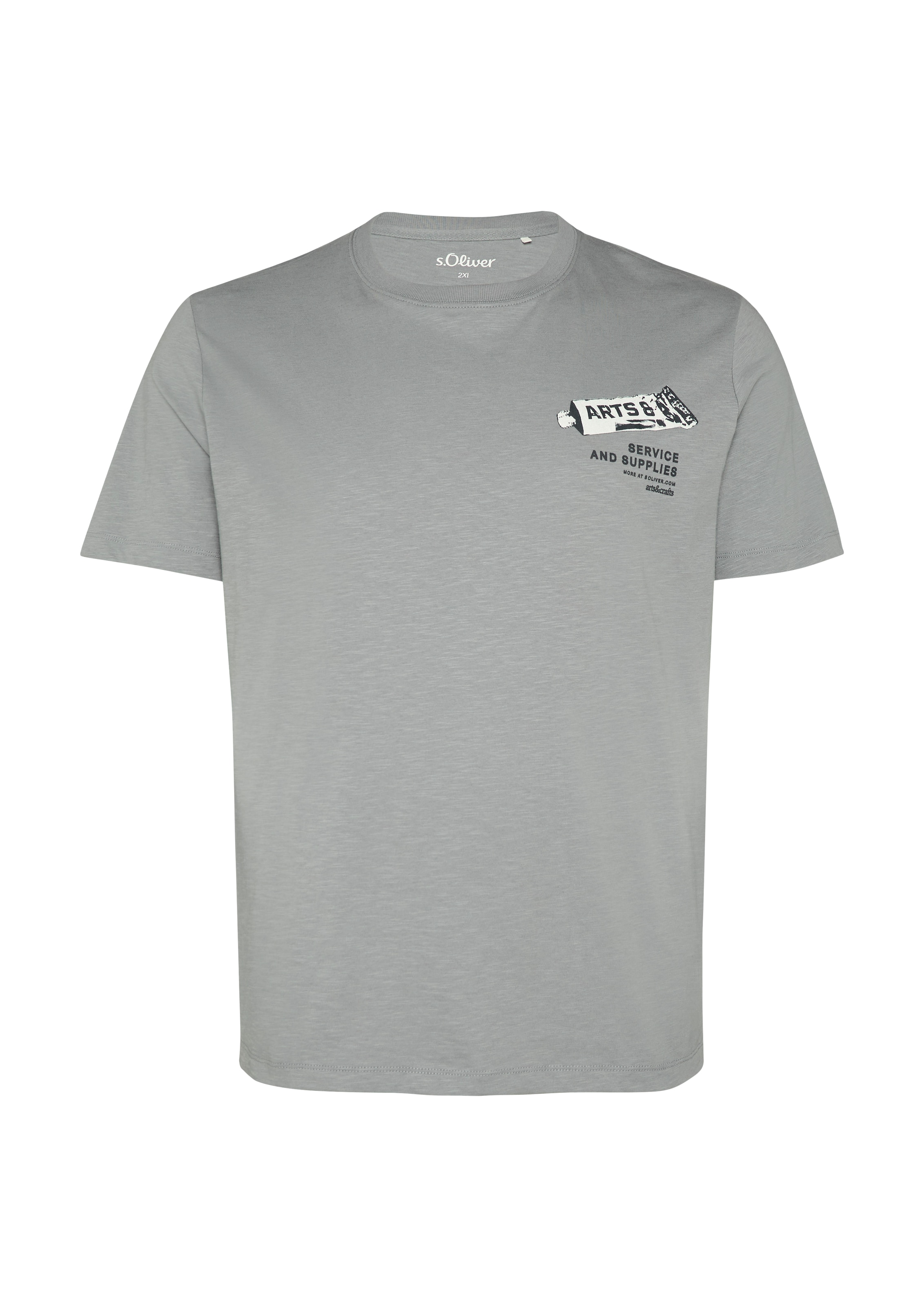 s.Oliver Shirt in Grey: front