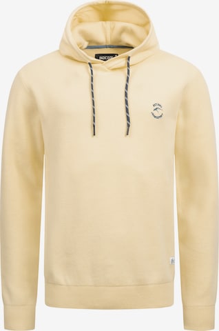 INDICODE JEANS Sweatshirt in Yellow: front