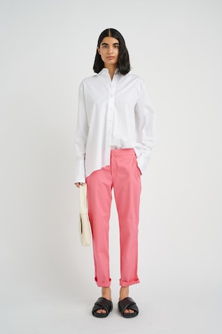 InWear Regular Pants 'Anna' in Pink