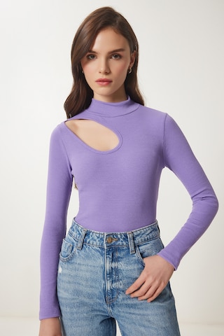 Happiness İstanbul Tričko - Fialová