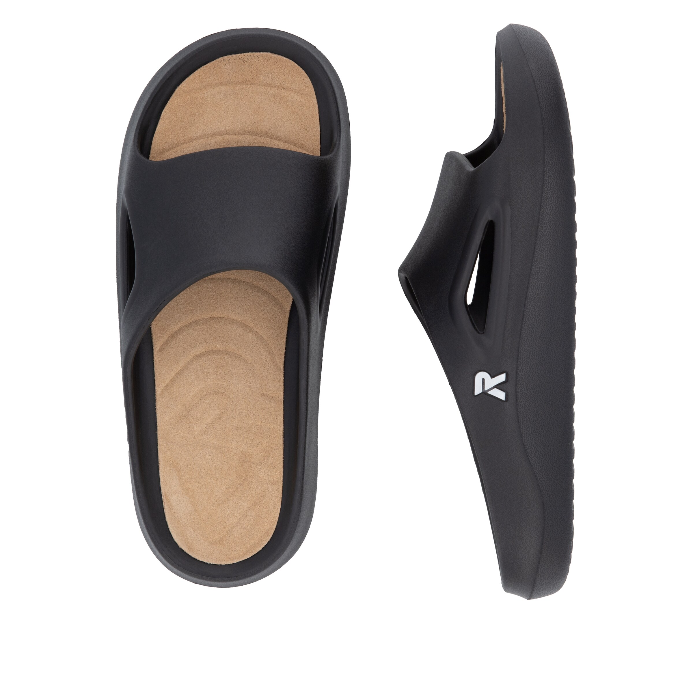 Rieker Sport Mules in Black
