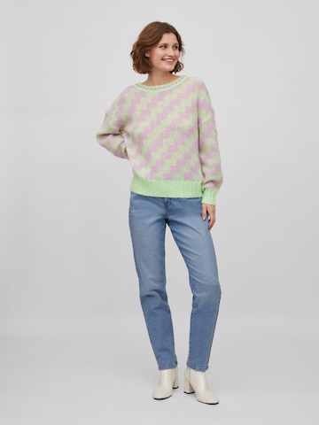 VILA Sweater 'Emilia' in Green