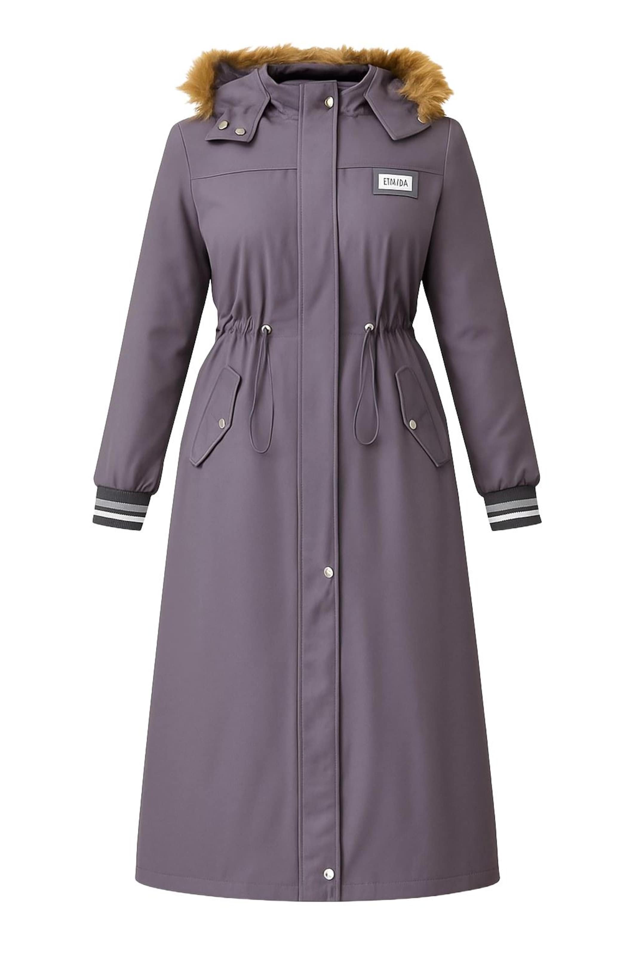 MODAMIHRAM Winter parka in Grey: front