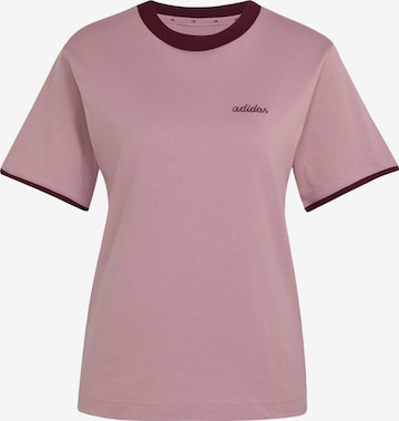ADIDAS SPORTSWEAR - Camisa funcionais 'Seasonal Essentials' em roxo: frente