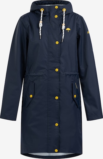 Schmuddelwedda Ανοιξιάτικο και φθινοπωρινό παλτό σε μπλε μαρέν / κίτρινο / μαύρο / λευκό, Άποψη προϊόντος