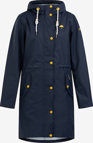 Schmuddelwedda Raincoat in Blue: front