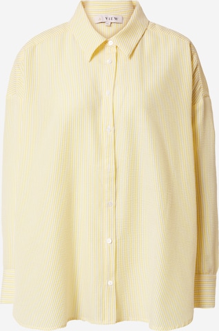 A-VIEW Blouse 'Sonja' in Yellow: front