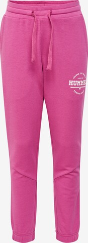 Hummel Regular Pants 'ELENA' in Pink: front