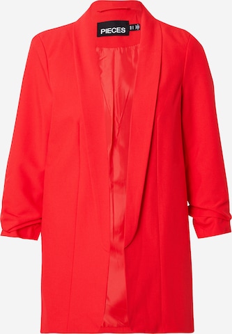Blazer 'BOSELLA' di PIECES in rosso: frontale