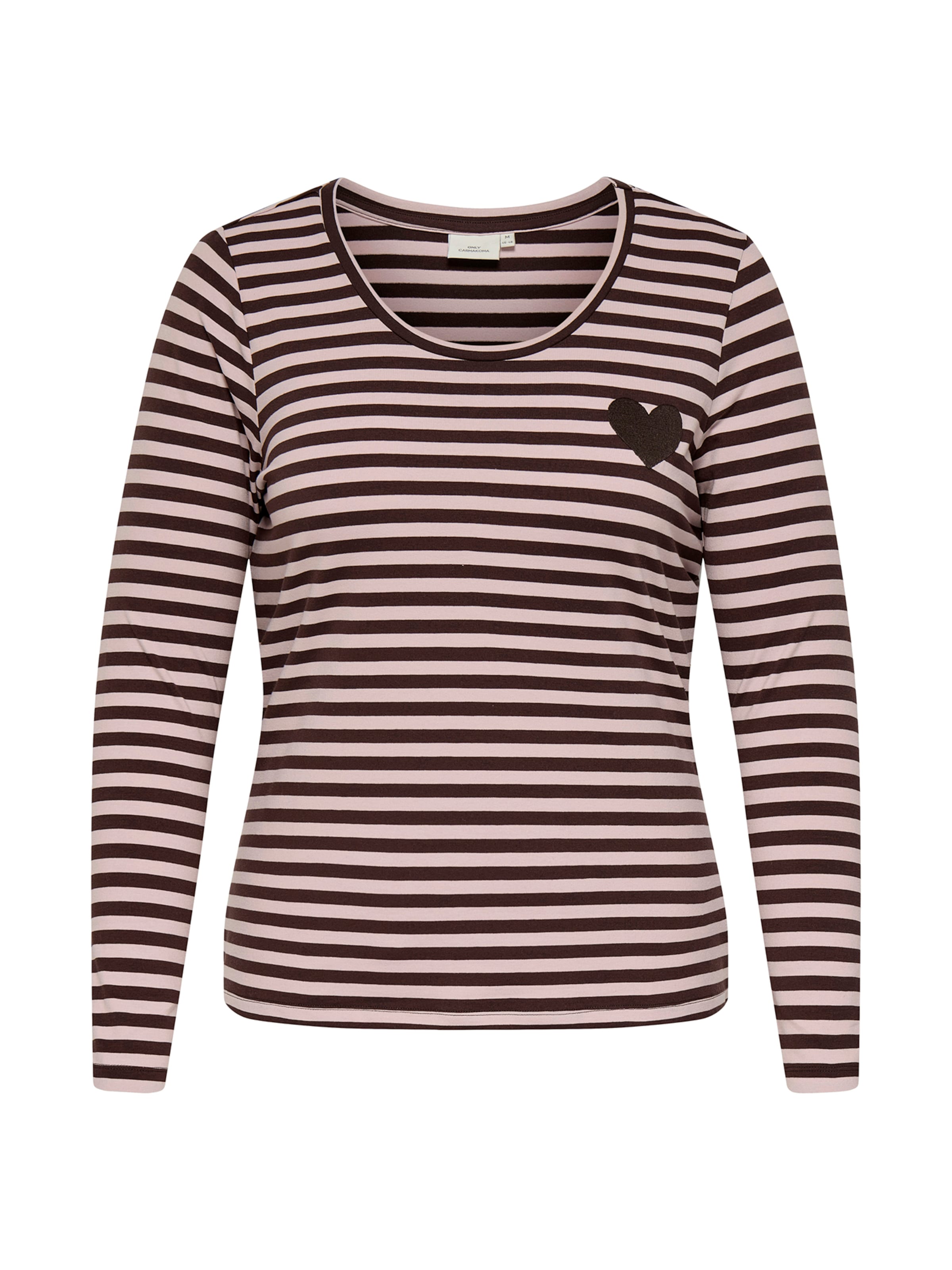 ONLY Carmakoma - Camiseta 'CARBodil' en marrón: frente