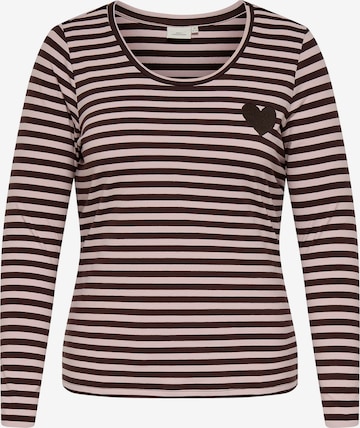 ONLY Carmakoma - Camiseta 'CARBodil' en marrón: frente
