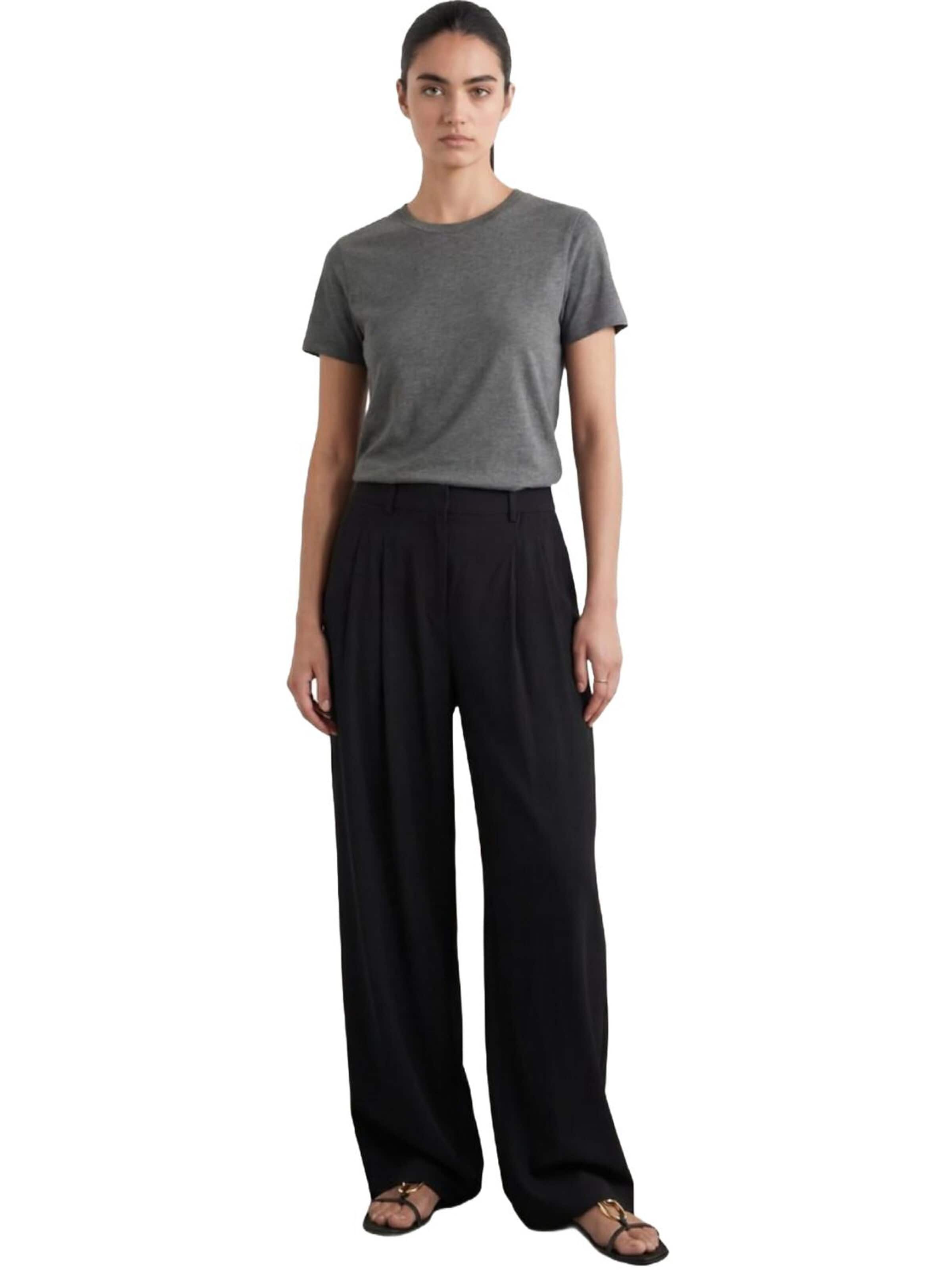 LTB Jeans Shirt 'Basic T-Shirt' in Grey: front