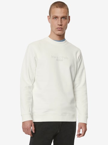 Marc O'Polo DENIM Sweatshirt in Wit: voorkant