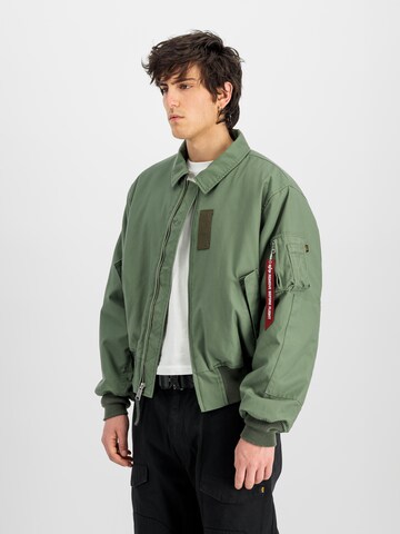 ALPHA INDUSTRIES Between-Season Jacket 'Cvc Modiry' in Green: front
