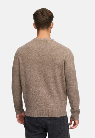 INDICODE JEANS Sweater 'INTrax' in Brown