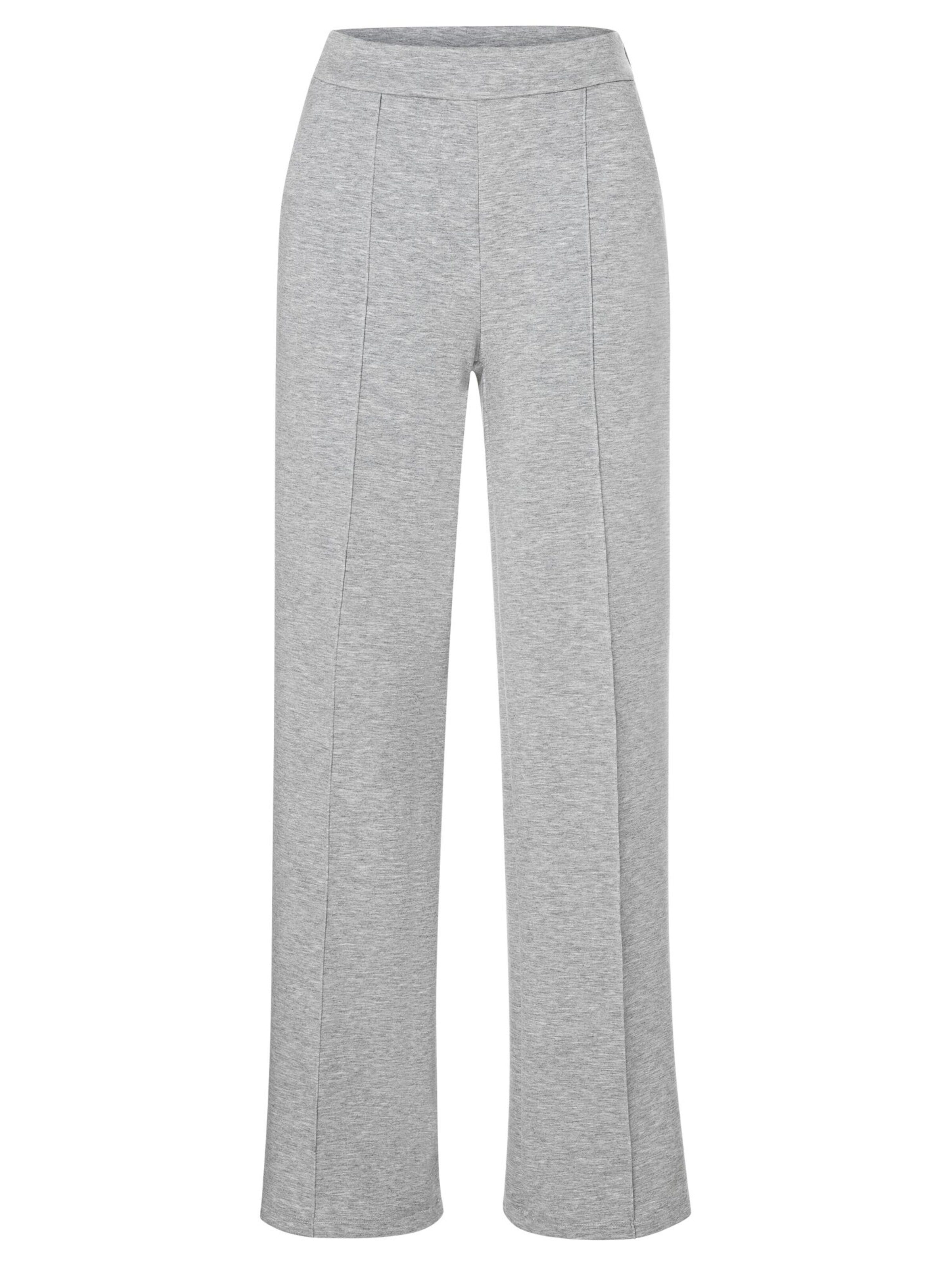 MORE & MORE Loose fit Pants in Grey: front